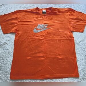 Vintage Nike Men's Orange T-Shirt, XL